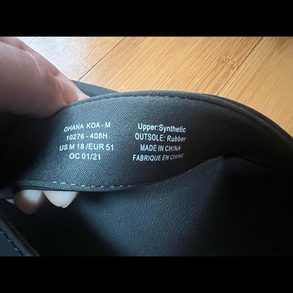 Olukai Ohana Koa' Flip Flop size 18 - Picture 5 of 5